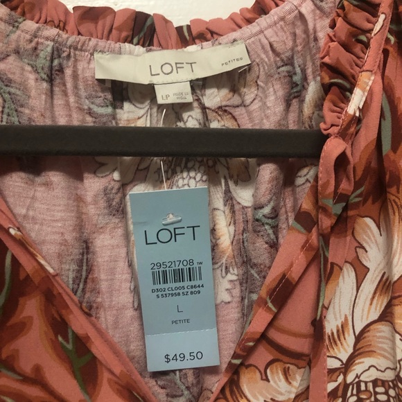 NWT loft mixed media tank top - Picture 2 of 4